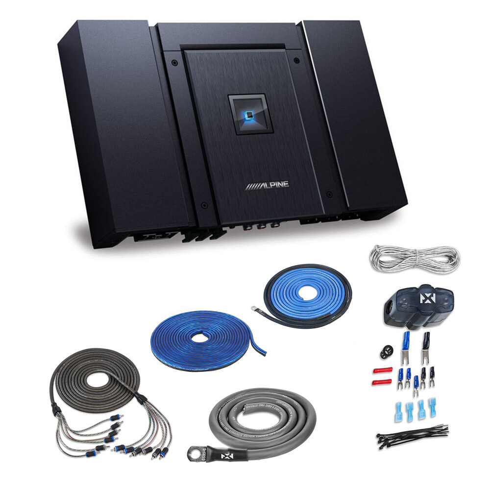 Автомобильный 5-канальный усилитель Alpine HDA-V90 900 Вт RMS с комплектом усилителей 14099000₽