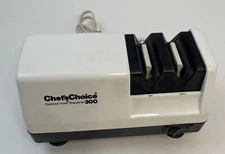 Chef's Choice Diamond Hone Electric Knife Sharpener Model #300 In Box, Works!