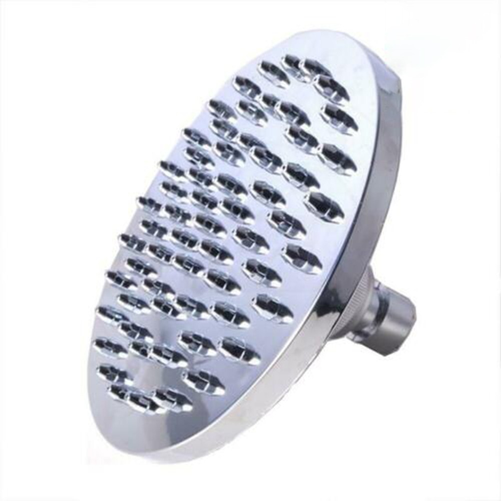 Overhead Shower Head Rain Rainfall Shower Head Round Silver Top ABS Bath