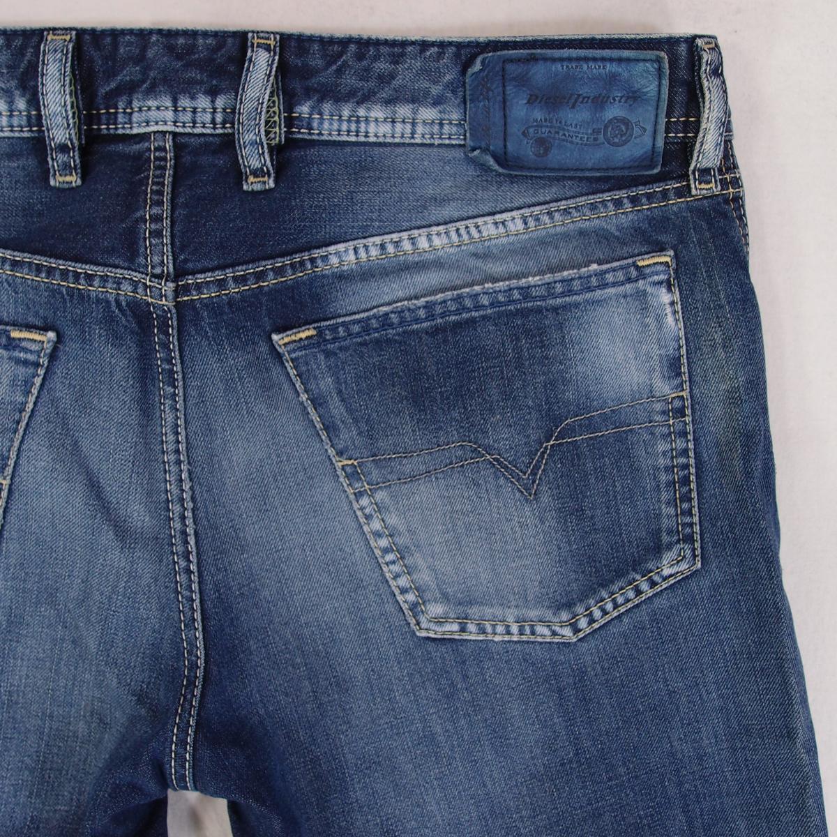 Mens Diesel WAYKEE 0810L Straight Blue Jeans W35 W34 L28 eBay