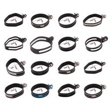 Motorcycle Exhaust Clamp Strap Mount Bracket Muffler Silencer Can Hanger Hanging