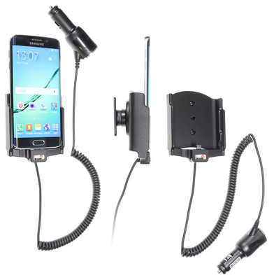 Brodit KFZ Halter mit Zig. Anzünderanschluß für Samsung Galaxy S6 Edge [512731]