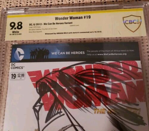 9.8. Wonder Woman The New 52! DC, 6/2013 Inscribed & Signed By Adriana Melo - Picture 2 of 7