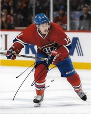Montreal Canadiens Brendan Gallagher Signed Autographed 8x10 NHL Photo COA #6