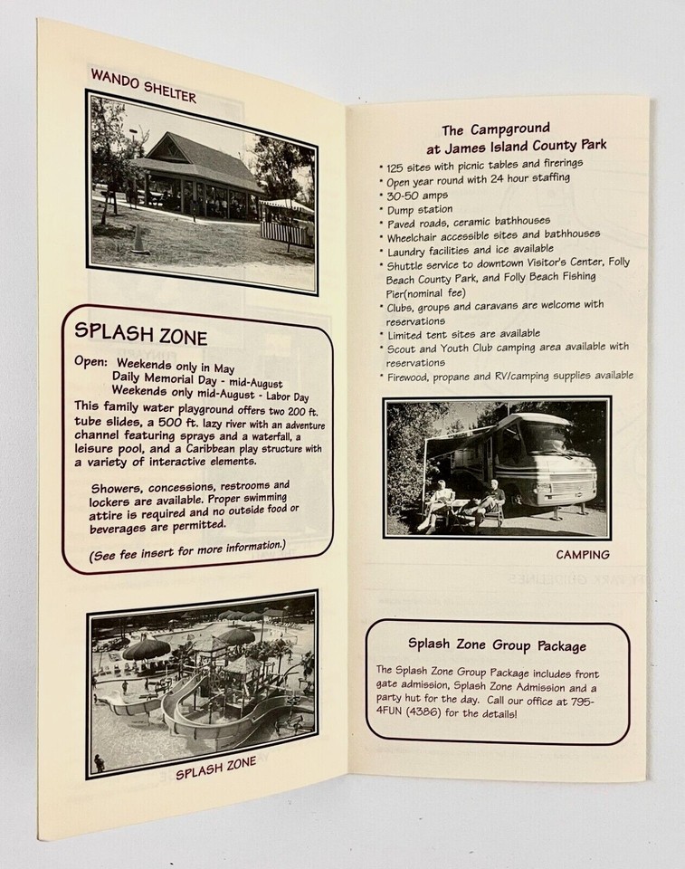 2005 James Island County Park Charleston SC Travel Brochure Camping 2005-james-island-county-park-charleston-sc-travel-brochure-camping