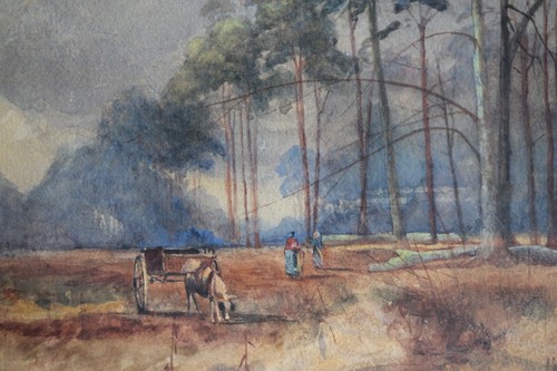 Charles T Hollis Marmitta 1881-1882 Windsor Park " When The Foglie Have Cadente - Picture 5 of 6