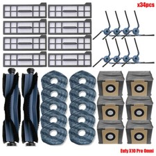 Spazzola laterale principale filtri sacchetto polvere salviette per ricambi aspirapolvere Eufy X10pro OMNI