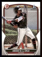 Abdias De La Cruz 2023 Bowman #BP-34 Prospects Arizona Diamondbacks