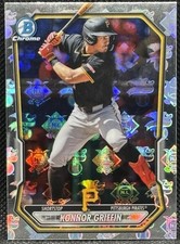 Konnor Griffin 2026 Bowman Chrome Prospects League Logofractor SP Pirates Rookie