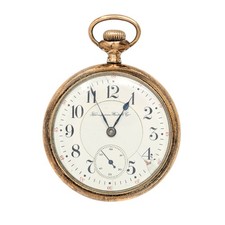 Hampden North American Railway Model-3 18s 21j GF Pocket Watch