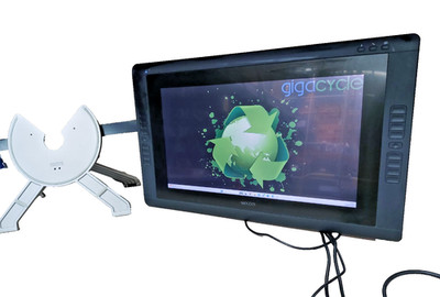 Wacom Cintiq 22HD Touch Interactive Pen Display + Ständer und Netzteil ohne Stift