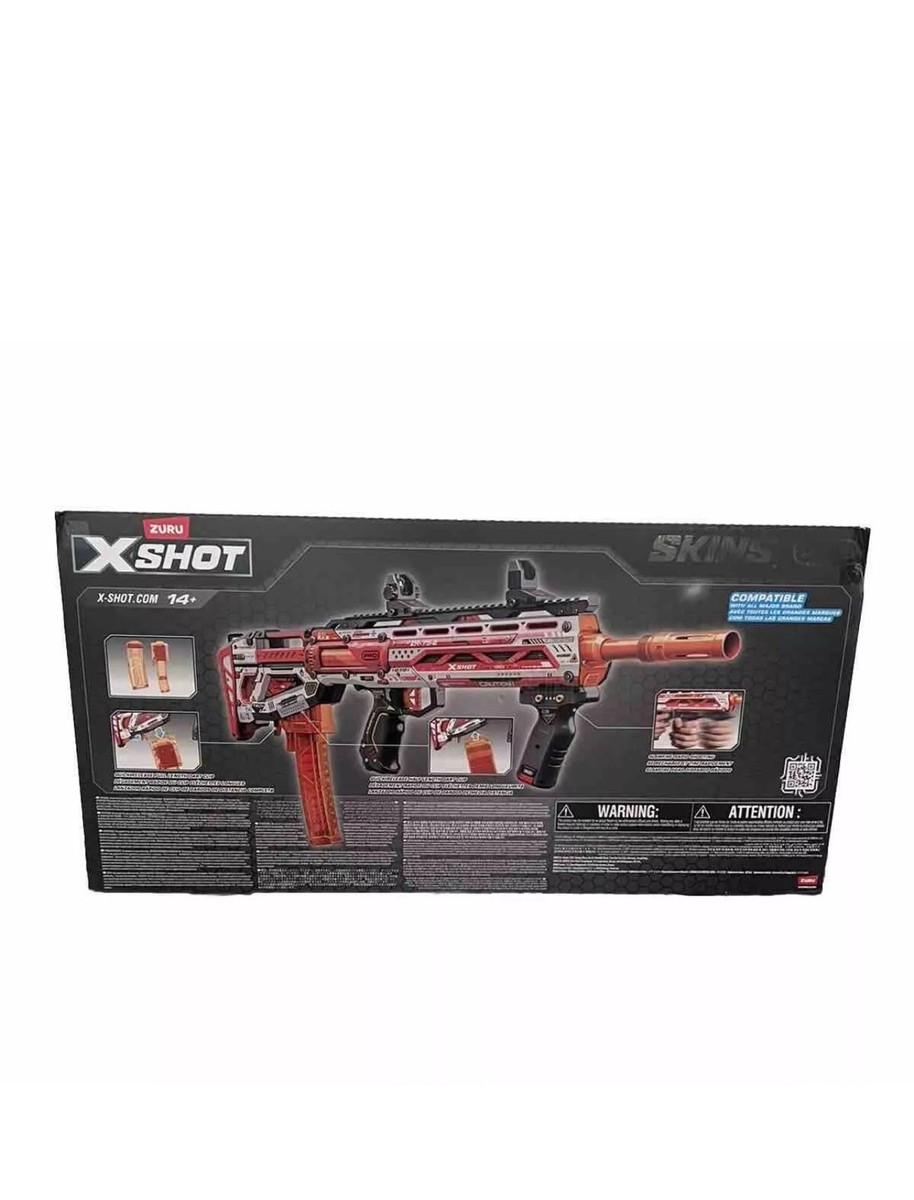 X-Shot SKINS Pro Series Longshot Foam Blaster with 40 Darts by