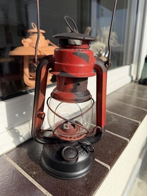 Restaurierte Feuerhand 275 Baby Petroleumlampe Made In Western Germany