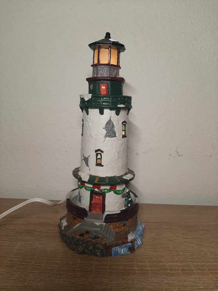 De Colección Banco de Trabajo de Papá Noel Pickering Wharf Faro Remolque Serie 2000 Foto 2 de 4