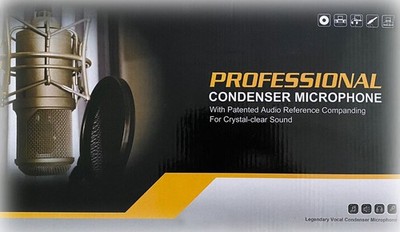 Kondensator Mikrofon inkl. externer Effekt Soundkarte USB C Condenser Microphone