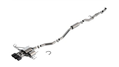 Borla For 2024 Acura Integra Type S ATAK Cat Back Exhaust With Carbon Fiber Tips