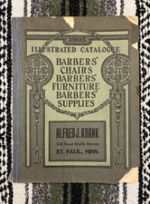 Original 1905 color Illustrated Barbers Catal...