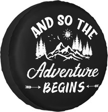 Spare Tire Cover for RV Trailer Camper Wheel Protectors Weatherp Size: 15 inch