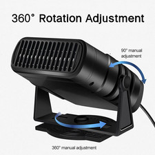 Car Heater 12v 120w Portable Electric Heating Fan Defogger Defroster Demister