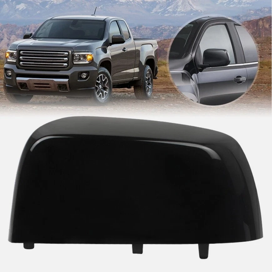 Tapa De Espejo Lateral Izquierdo Pintada En Negro Para Chevrolet Colorado Y GMC Canyon 2015-2021, Ajuste Directo