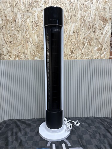 John Lewis 42-inch Tower Fan White/Black - Tested Working, Large Fan (0004)