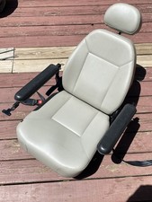 JAZZY select GT seat LEATHER gray seat assembly With Belts And Brackets