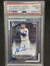 Yoshinobu Yamamoto 2024 Bowman Chrome Rookie Autograph PSA 9 Dodgers #CRAYY