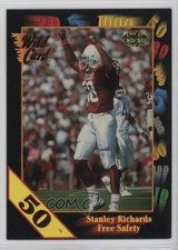 1991 Wild Card Draft 50 Stripe Stanley Richard s #94 Rookie RC 0dp1. rookie card picture