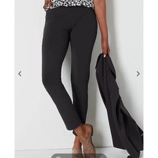 J.Jill Plus Black Slim Pocket Stretch Waist Pants 3X
