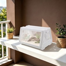 Reptile Tank Enclosure ABS Desktop Reptile Enclosure for Spider/Scorpion/Beetle