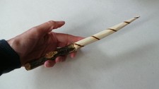 Holly Wood Wand: Pagan, Druid, Ogham, Spell casting light magic