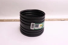 Amerimax Home Products FLEX Drain 4 in. Black Copolymer DMW Coupler