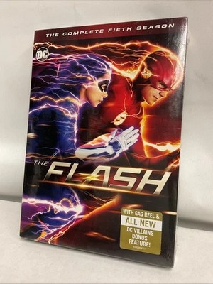The Flash: The Complete Season 5 DVD---Brand New Free Shipping