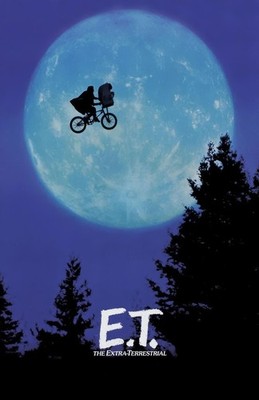 E.T. the Extra-Terrestrial (1982) Movie Poster Print Wall Art Home Decor Vintage