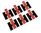 Set of 6 International Harvester IH Decals Emblems Stickers Badges -Truck Window
