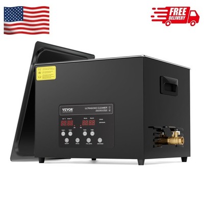 15L Sonic Cleaning Device, 360W Digital Sonic Washing Equipment w/ Mild Setting