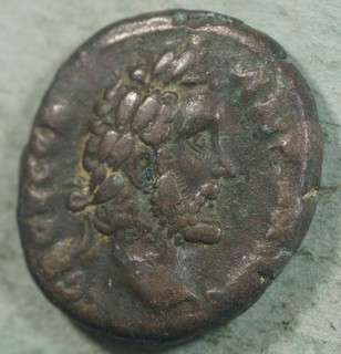 Roman Provincial ar22 Tetradrachm Coin of Antoninus Pius SERAPIS @5433