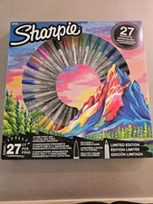  Sharpie Permanent Markers 27 Colors Limited Edition New Great Gift 