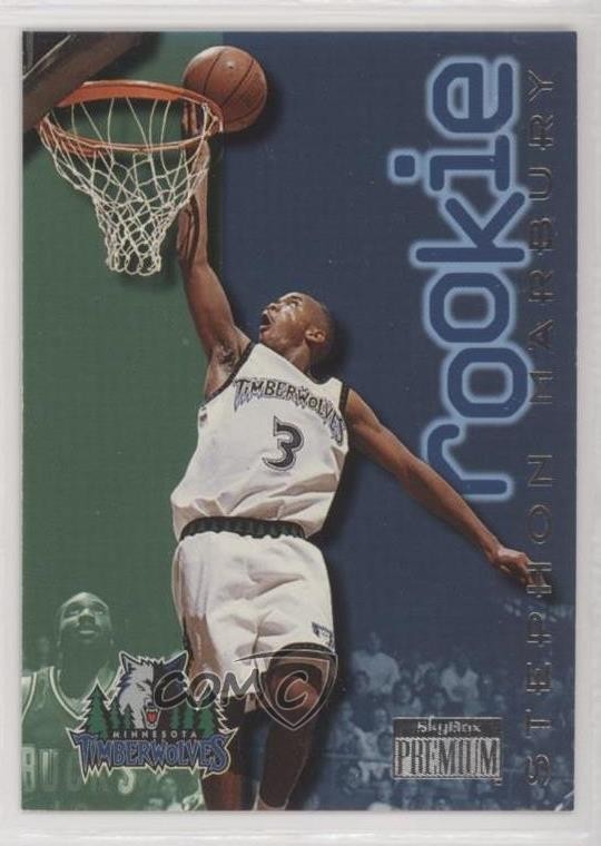 1996-97 Skybox Premium Rookie Stephon Marbury #222 Rookie RC 12db
