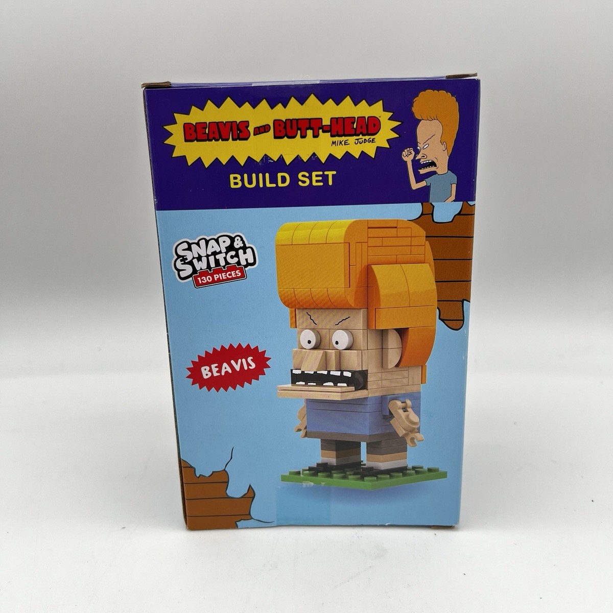 NEW! BEAVIS AND BUTT-HEAD - BEAVIS - Snap & Switch Build Set 130
