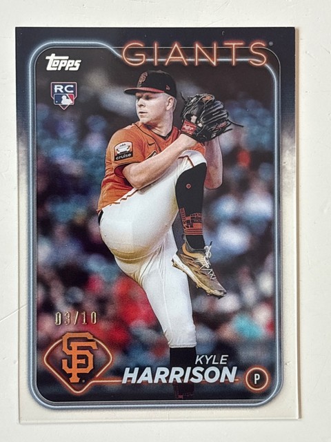 2024 Topps Series 2 Kyle Harrison 667 Clear Acetate /10 RC San Francisco Giants