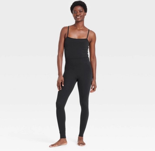 NWT All in Motion Black Everyday Soft Active Bodysuit pants Gym - Picture 3 of 7