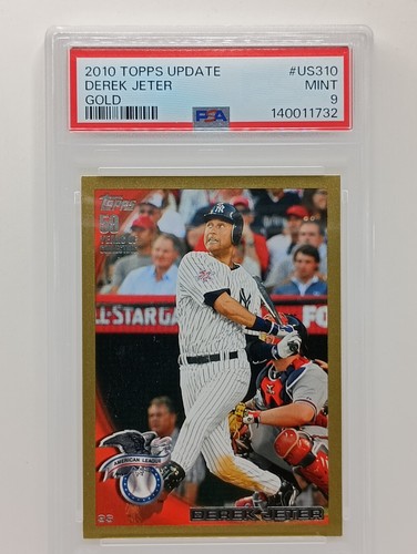 Derek Jeter [Gold] #US-310 2010 Topps Update card