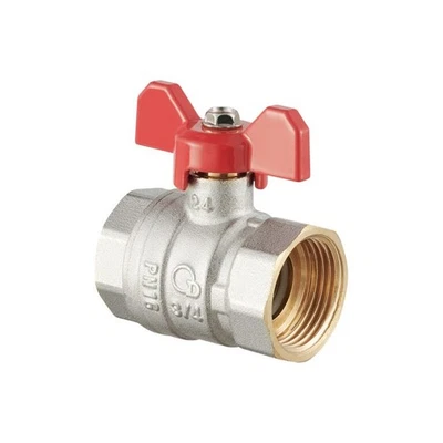 Kugelhahn Messing Kugelventil Absperrhahn Absperrventil 1/2" - 1" DIAMOND