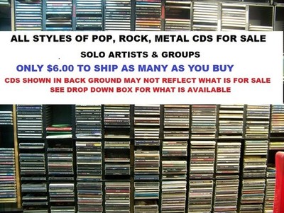 Pop, Rock, Metal; CD's Solo Artists & Groups CDs