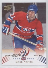 2008-09 Upper Deck Montreal Canadiens Centennial Set Mark Napier #56 0f8