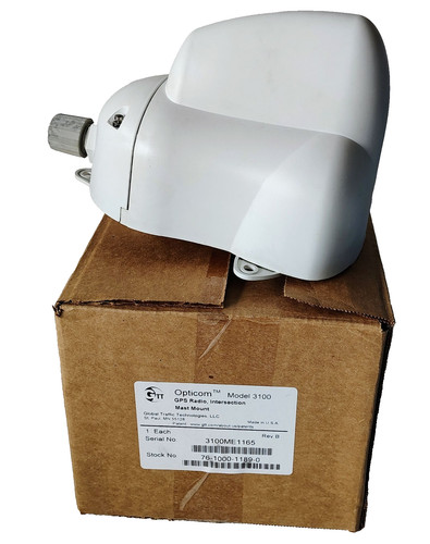 GTT Opticom 3100 GPS Receiver Radio Unit Intersection Mast Mount 76-1000-1189-0