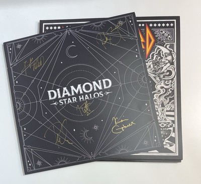Def Leppard - Diamond Star Halos 12  Black  Vinyl & Signed Lithograph