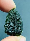 35Ct Moldavite Genuine Raw Moldavite Crystal from Czech Republic PIC certificate — photo 3
