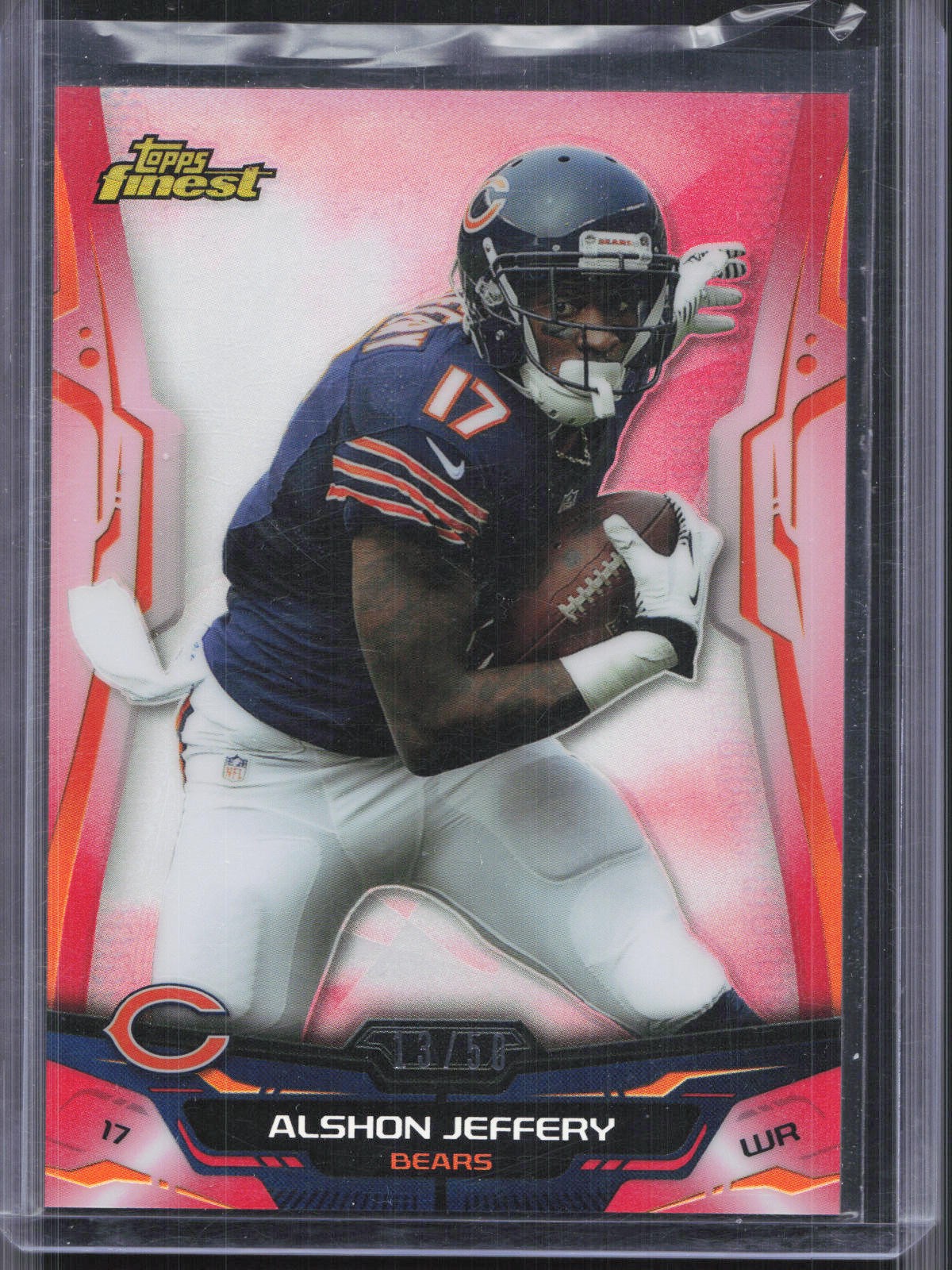 2014 Finest #94 Alshon Jeffery Red Refractors #/50